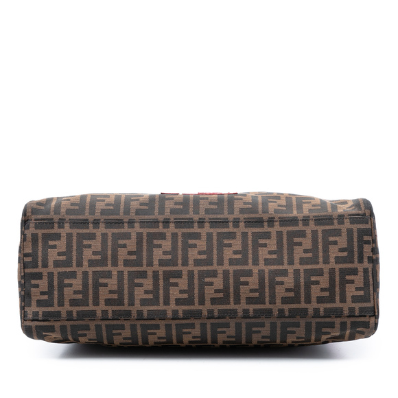 Pre-Loved Fendi Zucca Canvas Etniko Grommet Tote - Picture 3 of 7